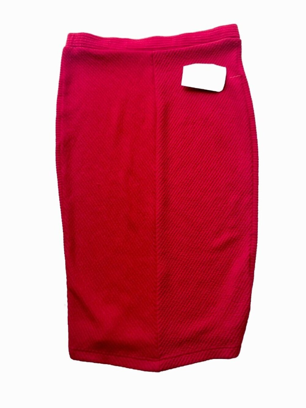 Lush Women’s Red Knit Ribbed Mini Skirt Size S NWT Stretchy Pull-On Waist